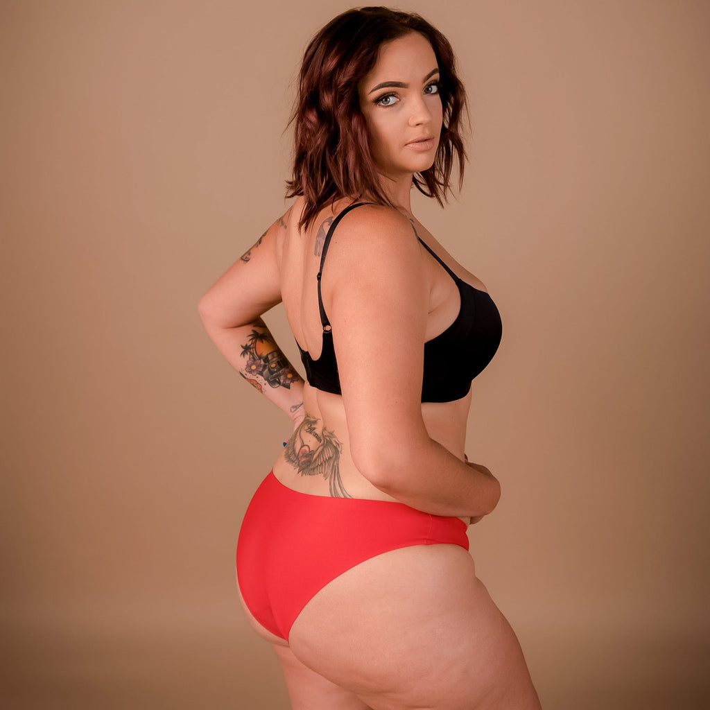 The Classic Bikini in Red